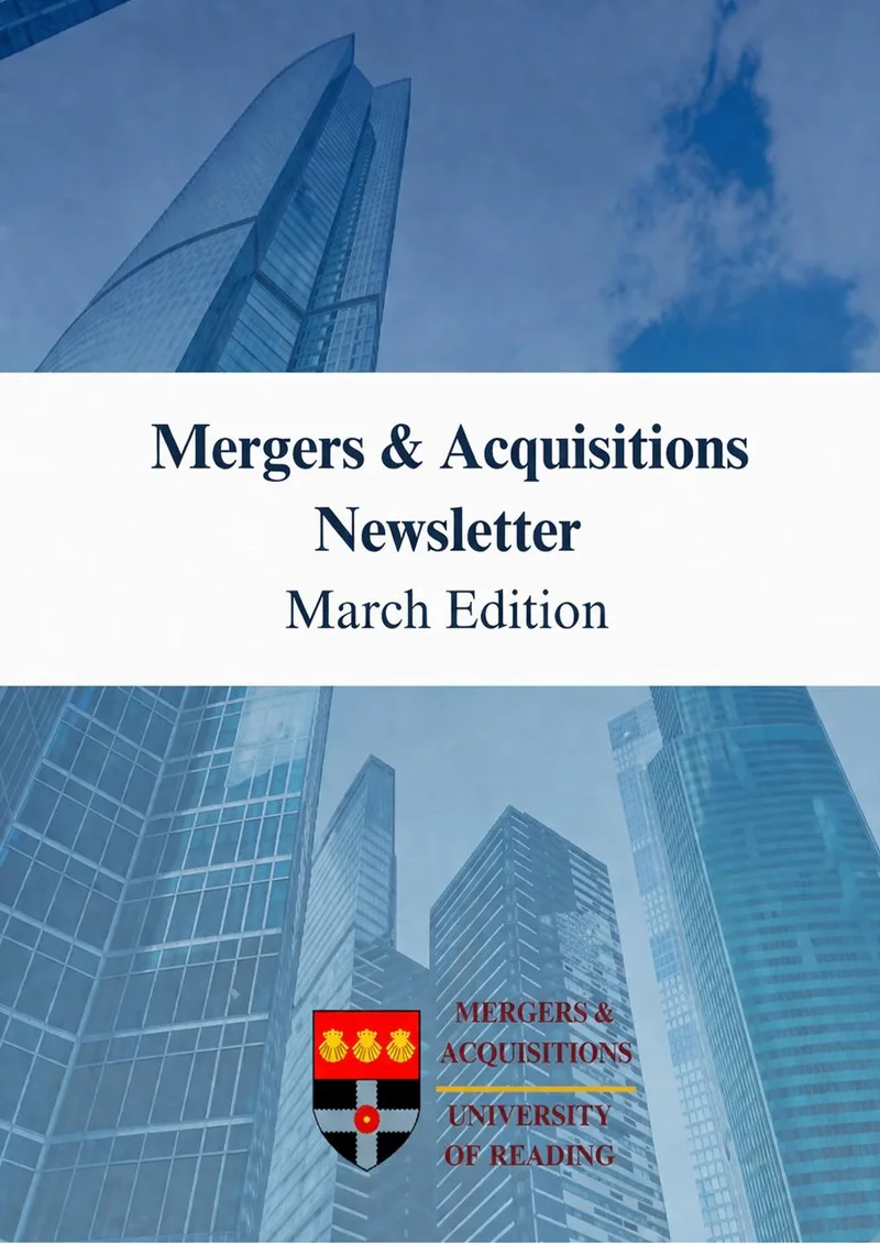 Cover of March Newsletter